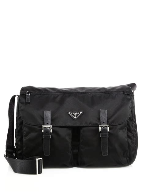 prada milano leather messenger shoulder bag|mario prada purses.